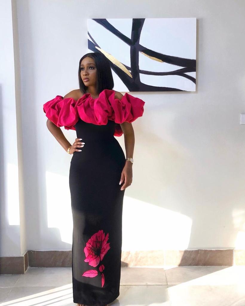 Black Pink Rose Fitted Plus Size Off Shoulder Party Statement Dress Africanclothinghub Black Pink Rose Fitted Plus Size Off Shoulder Party Statement Dress Africanclothinghub