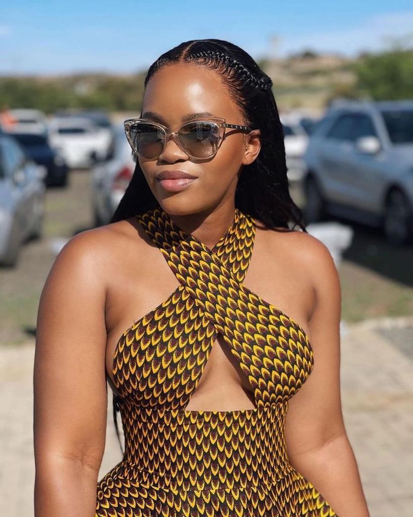 Brown Gold African Ankara Infinity Party Dress - Africanclothinghub UK, US, Canada