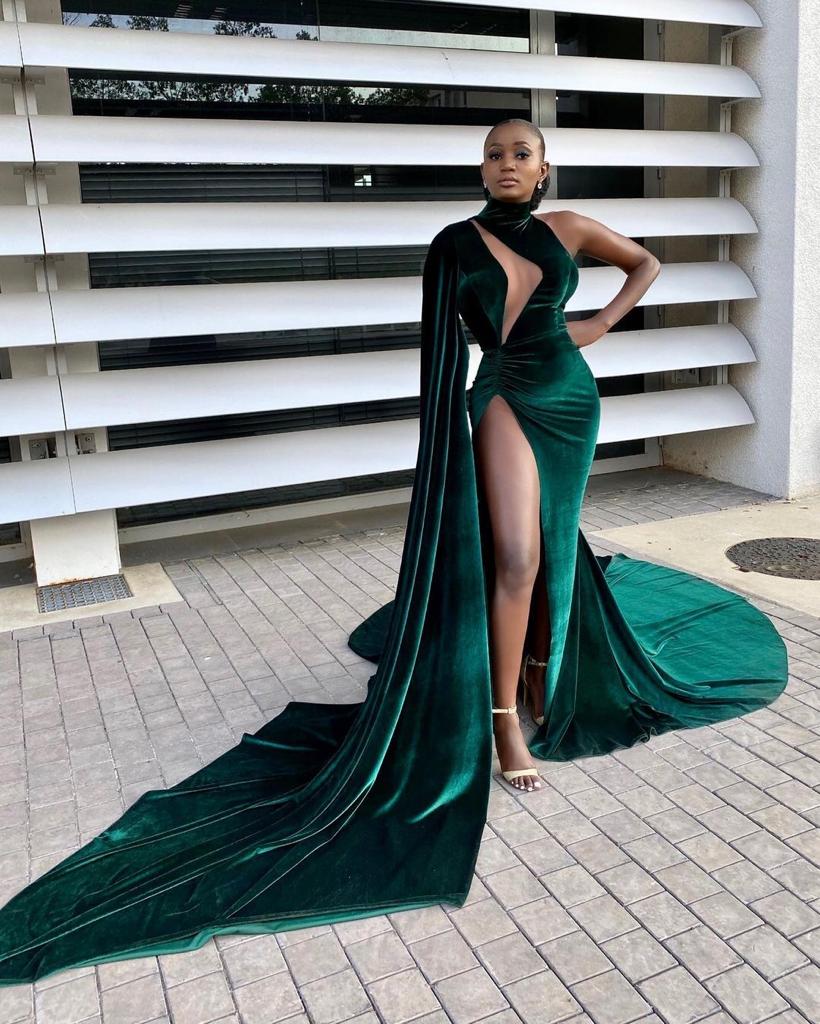 Green Party Dinner Dress, Custom Made Prom Dress, Bespoke Wedding Rece Africanclothinghub Green Party Dinner Dress, Custom Made Prom Dress, Bespoke Wedding Rece Africanclothinghub