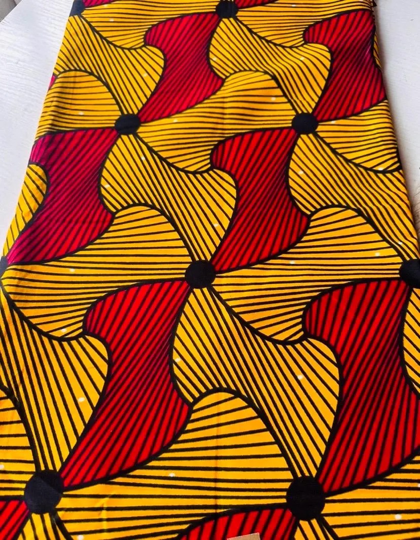 Plus Size Ankara Mini Dress with Headwrap, African Print Cotton Gown