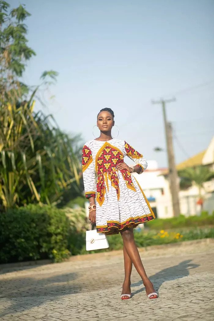 fashion plus size short ankara dresses Simple ankara designs for ladies