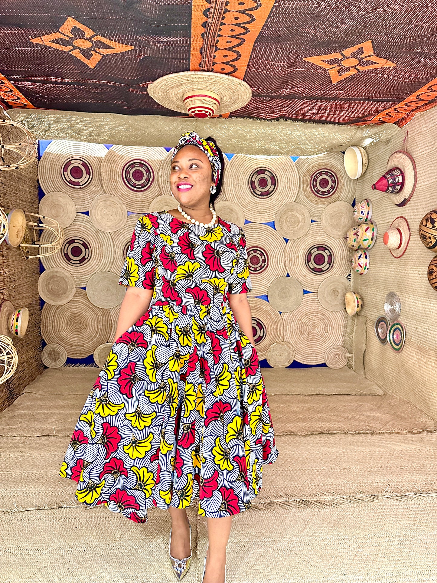 African Dresses Short Nigerian Dresses Nigerian Ankara Midi Gown