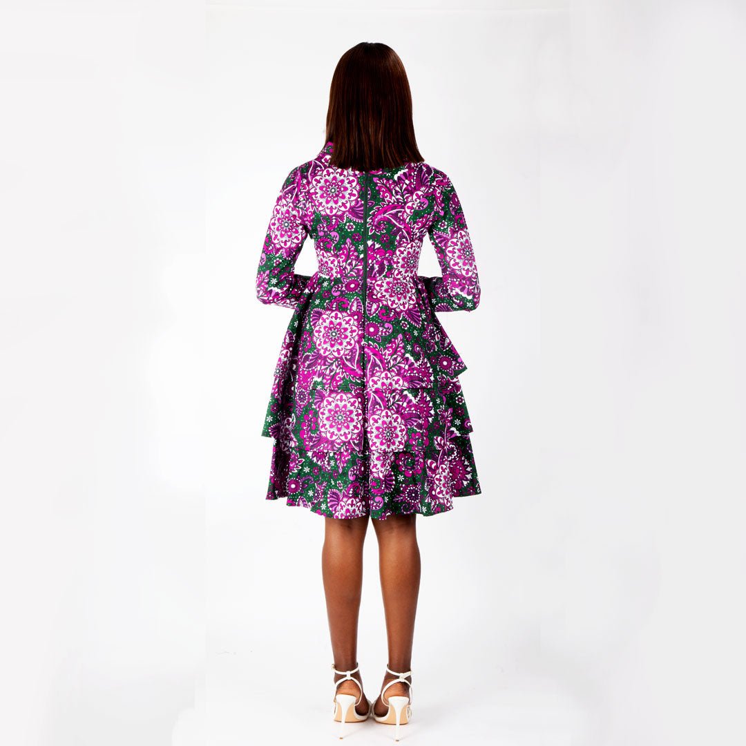 Green Purple Plus Size African Kente Print Fitted Party Short Dress Africanclothinghub Green Purple Plus Size African Kente Print Fitted Party Short Dress Africanclothinghub