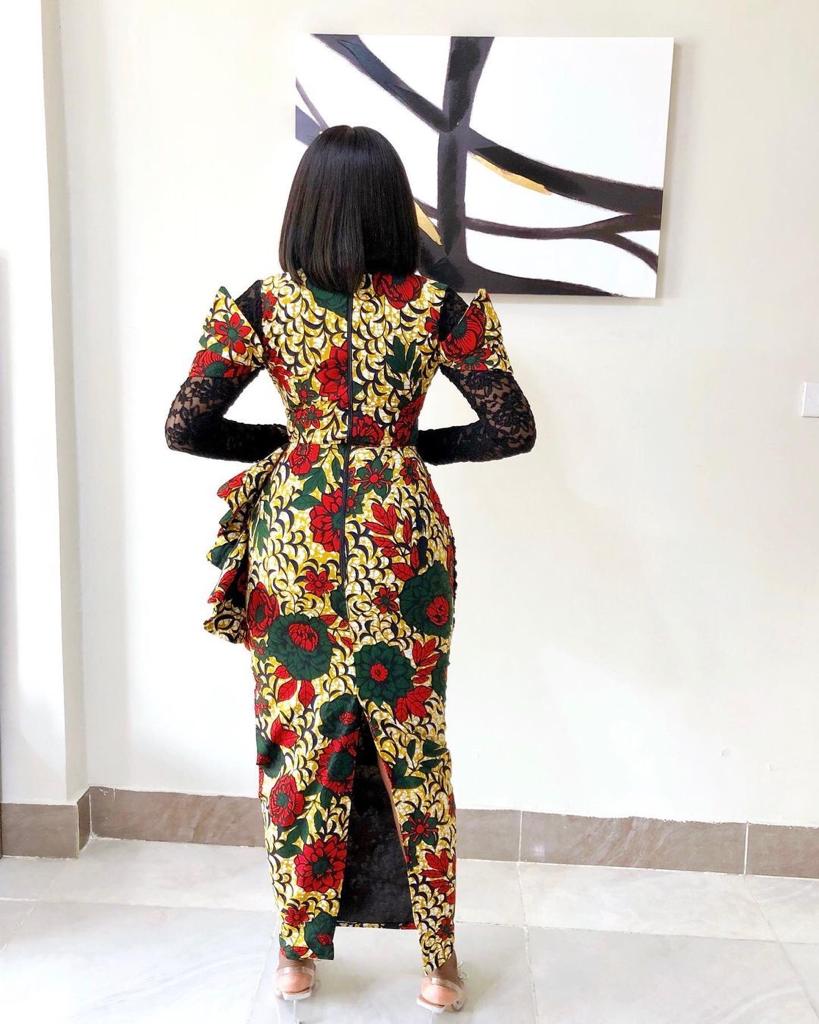 GREEN RED MULTI AFRICAN ANKARA PRINT PLUS SIZE PARTY CLOTHING LONG DRESS - Africanclothinghub UK, US, Canada