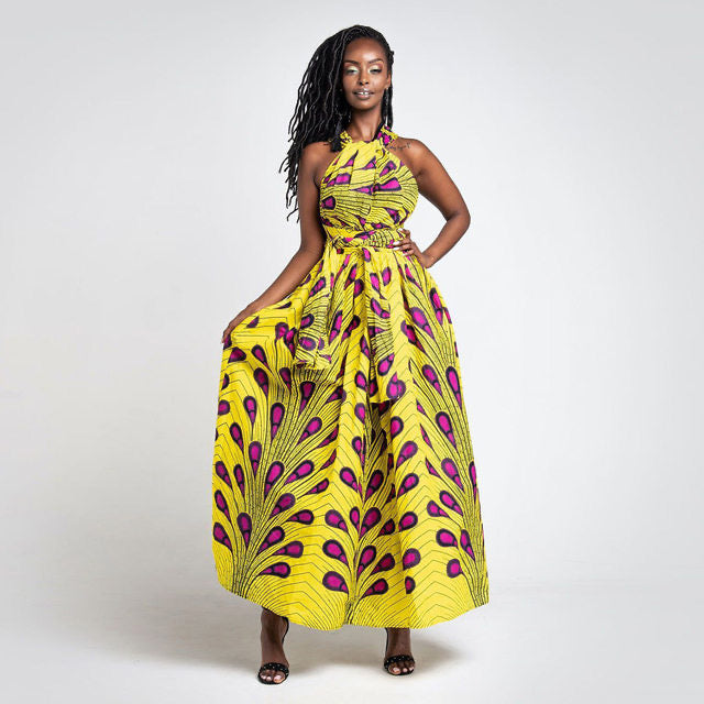african long dress African Clothing|Women's Maxi Dress|Ankara Long Gown|Prom Maxi Gown|Af Splendor Of Africa