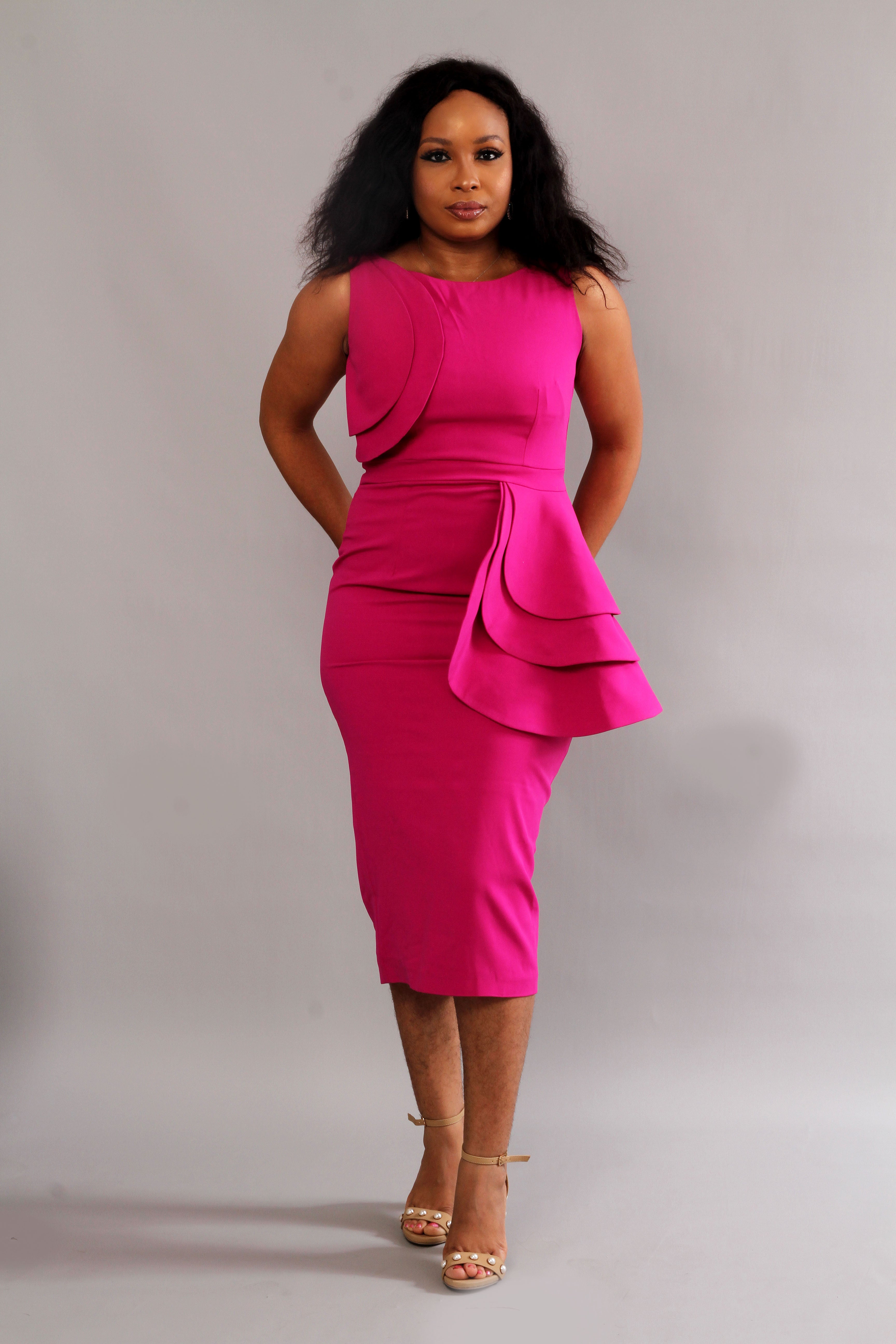 Hot pink dress on sale canada