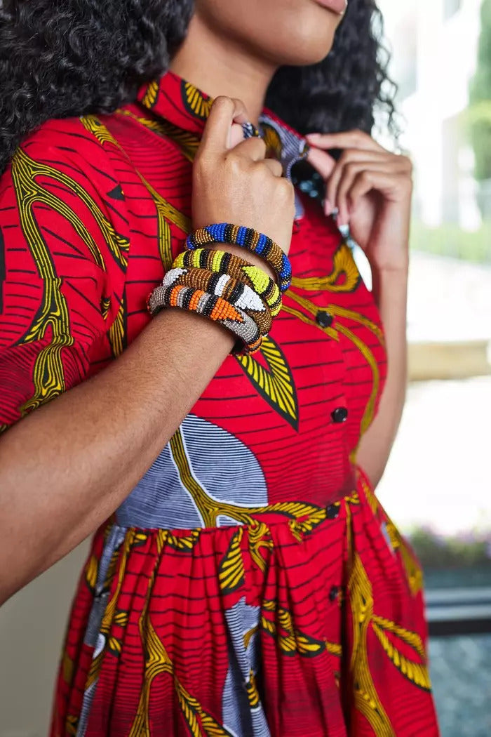 Red African Ankara Plus Size Fitted Formal Short Party Shirt Dress Africanclothinghub Red African Ankara Plus Size Fitted Formal Short Party Shirt Dress Africanclothinghub